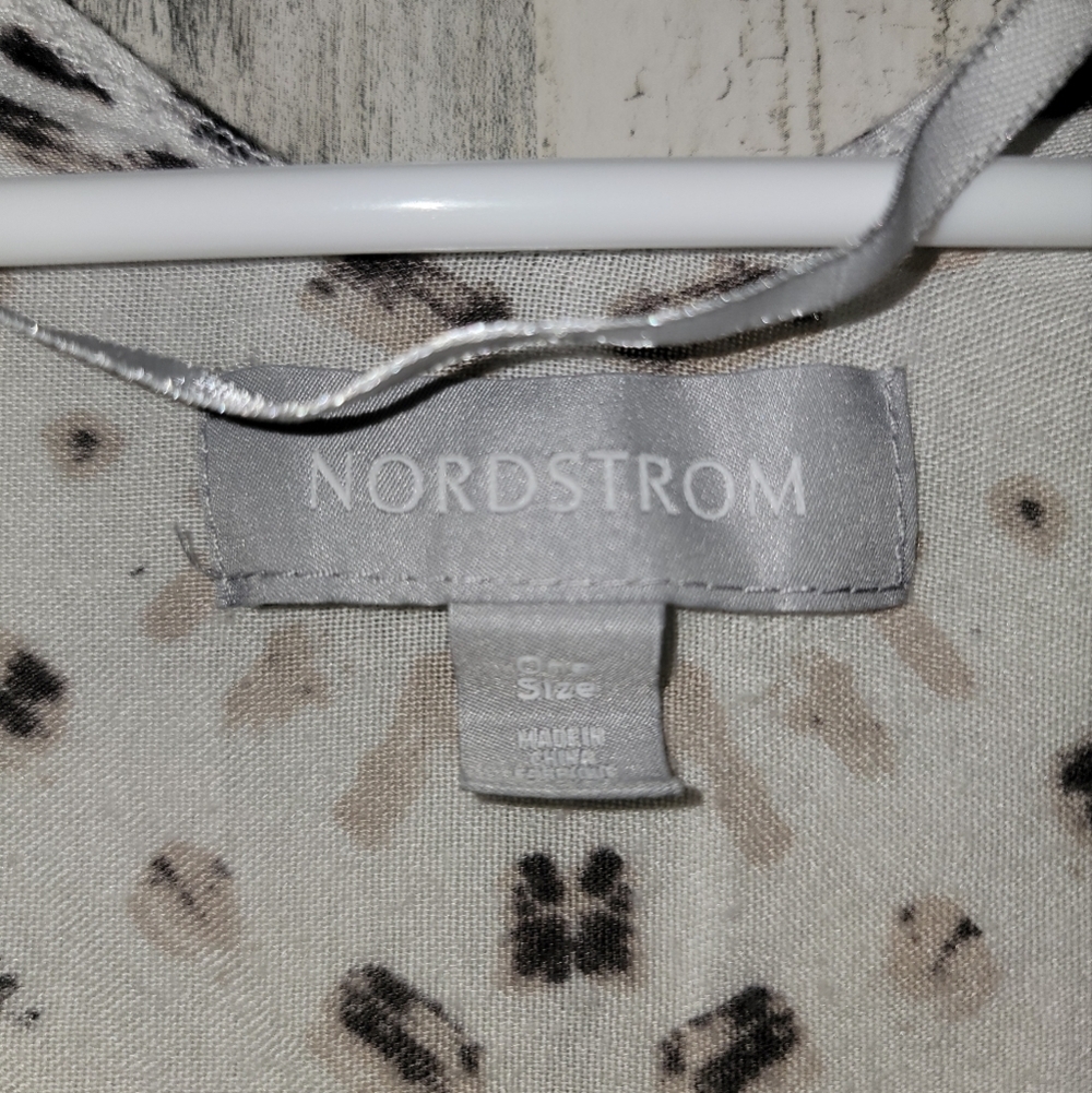 Nordstrom Black and White Patterned Kimono - Picture 3 of 6